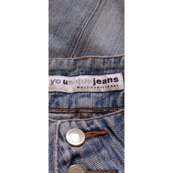 Younique Jeans Multifunktional Juniors Size 13 Y2K Flared Leg Blue Jeans, VTG - Picture 7 of 9